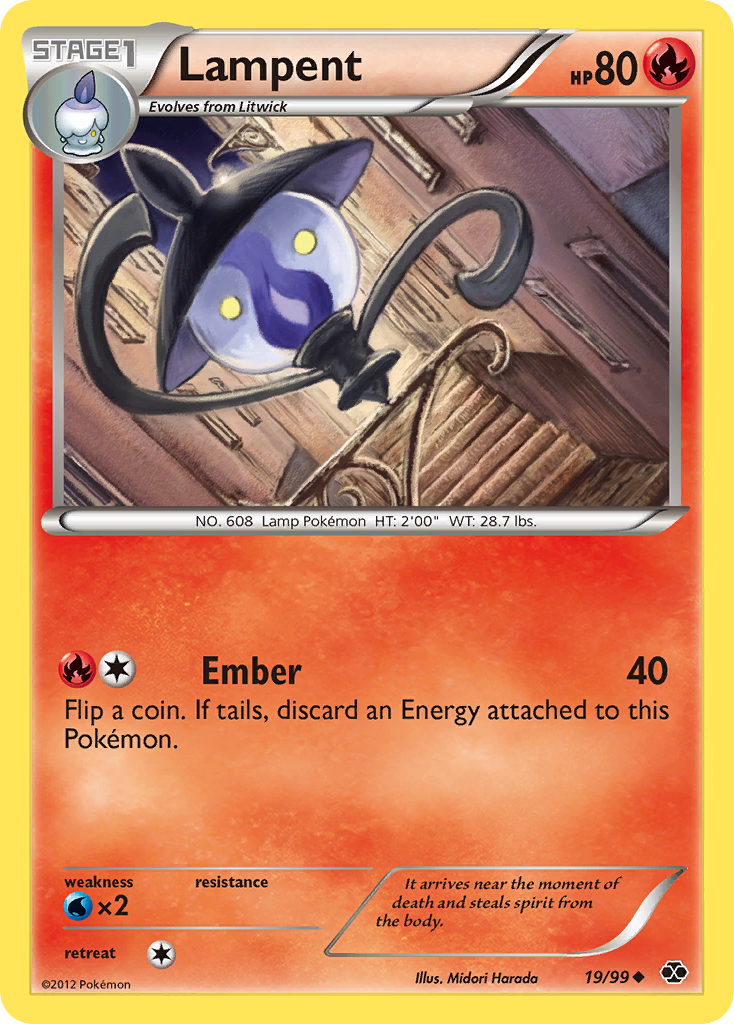 Lampent bw4-19 Uncommon from Next Destinies Set