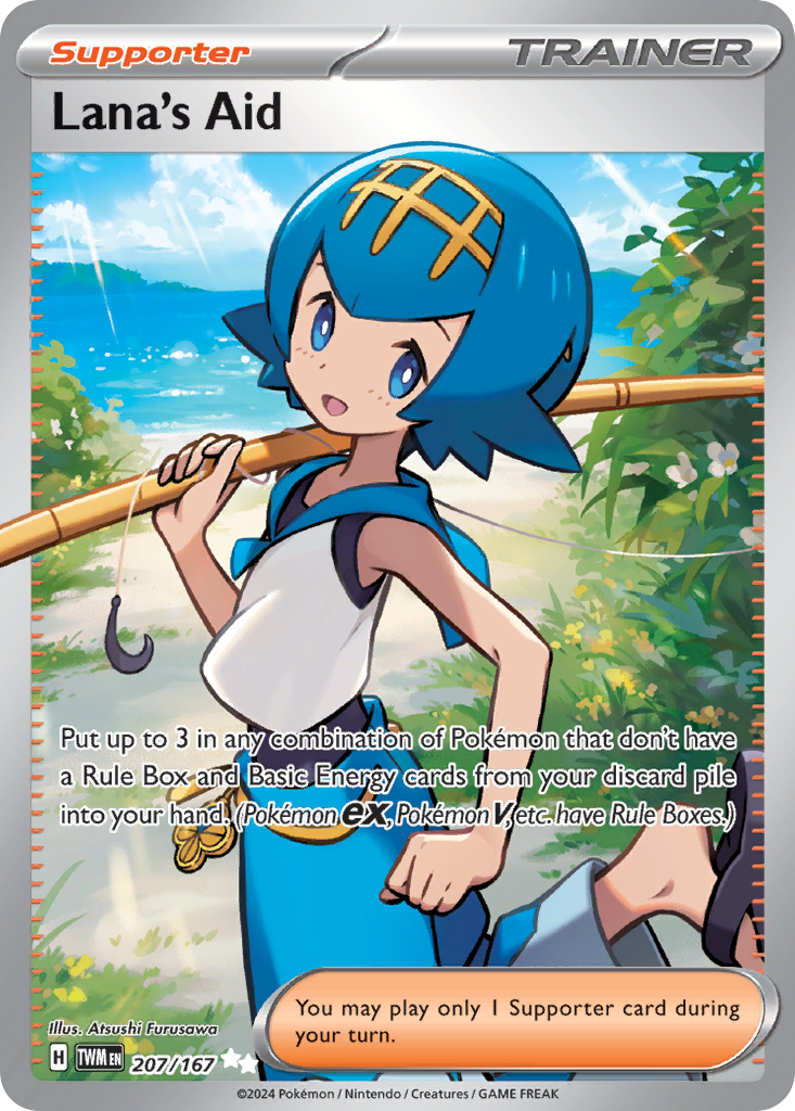 Lana’s Aid sv6-207 Ultra Rare from Twilight Masquerade Set