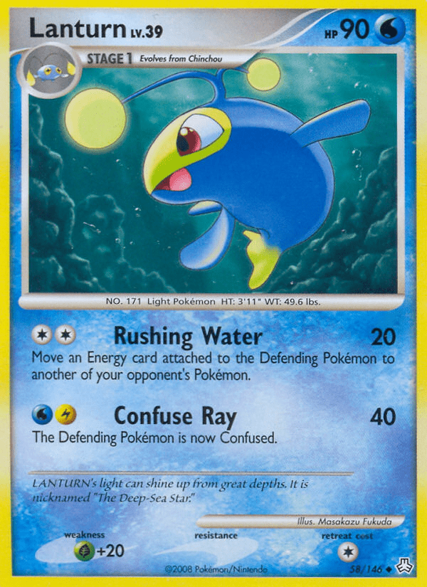 Lanturn dp6-58 Uncommon from Legends Awakened Set