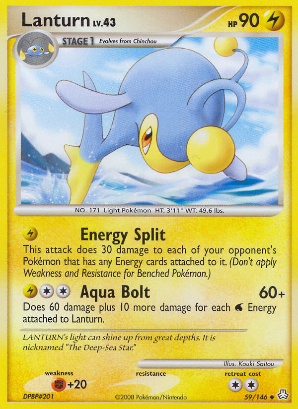 Lanturn dp6-59 Uncommon from Legends Awakened Set