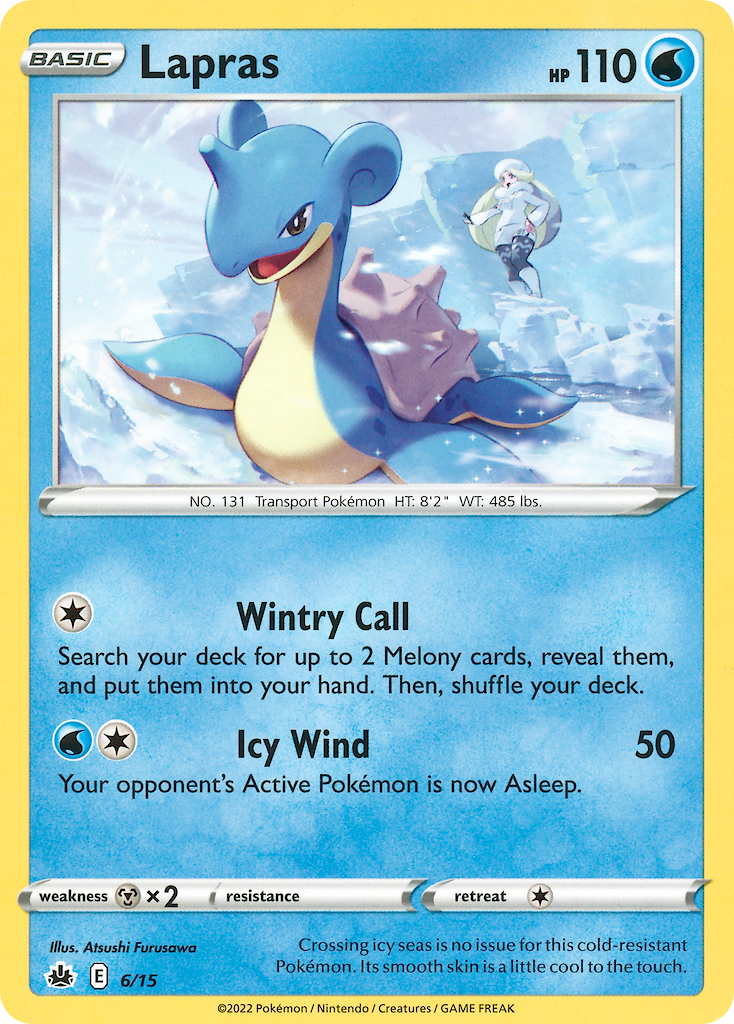 Lapras mcd22-6  from McDonald's Collection 2022 Set