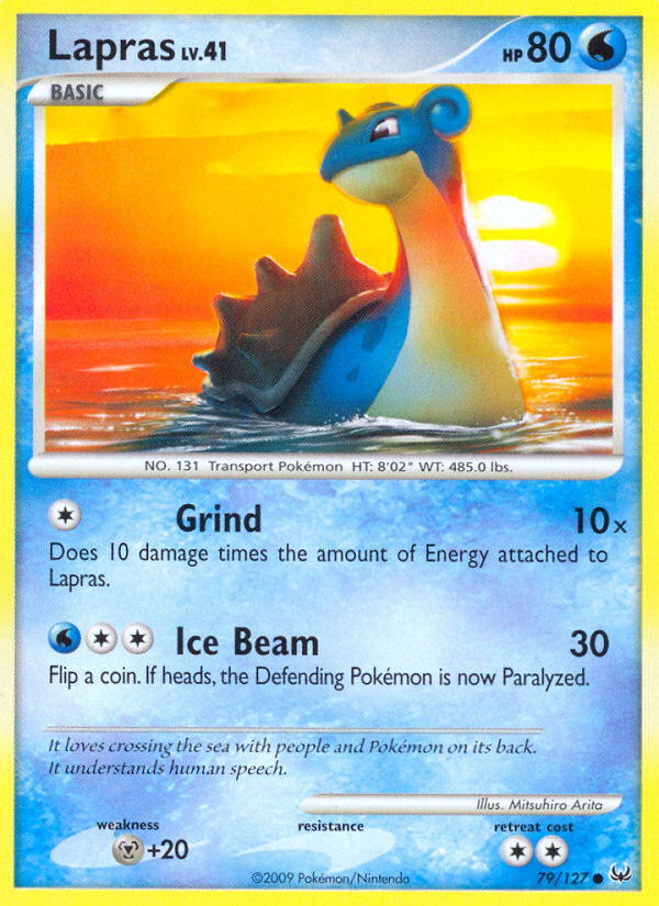 Lapras pl1-79 Common from Platinum Set