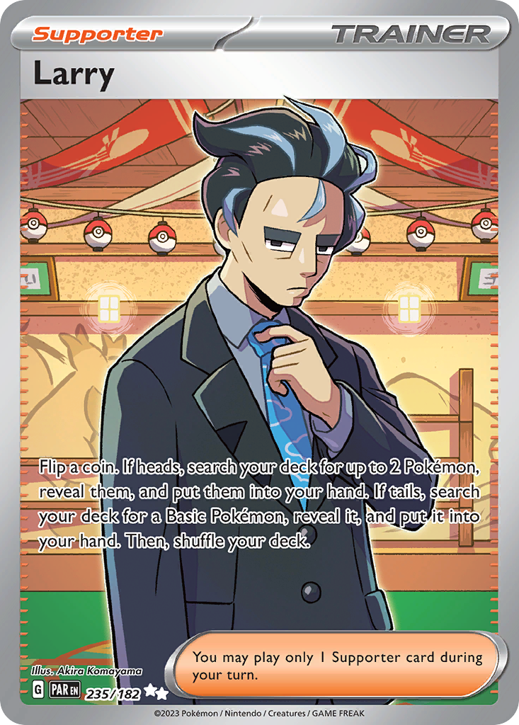 Larry sv4-235 Ultra Rare from Paradox Rift Set