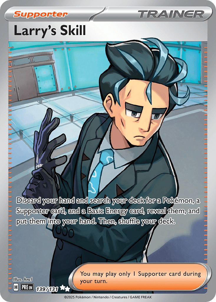 Larry’s Skill sv8pt5-139 Ultra Rare from Prismatic Evolutions Set