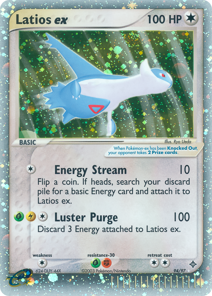 Latios ex ex3-94 Rare Holo EX from Dragon Set