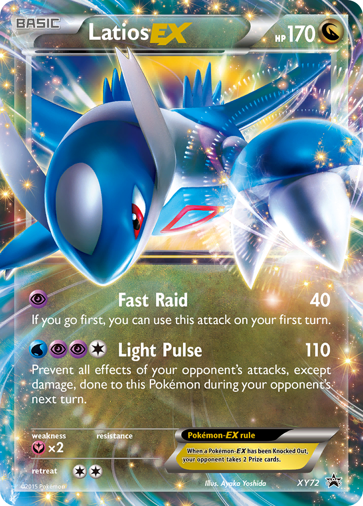 Latios-EX xyp-XY72 Promo from XY Black Star Promos Set