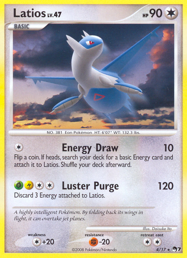 Latios pop7-4 Rare from POP Series 7 Set