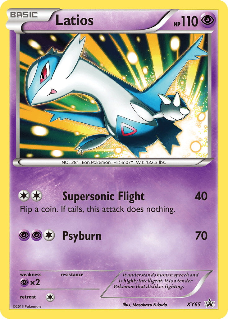 Latios xyp-XY65 Promo from XY Black Star Promos Set