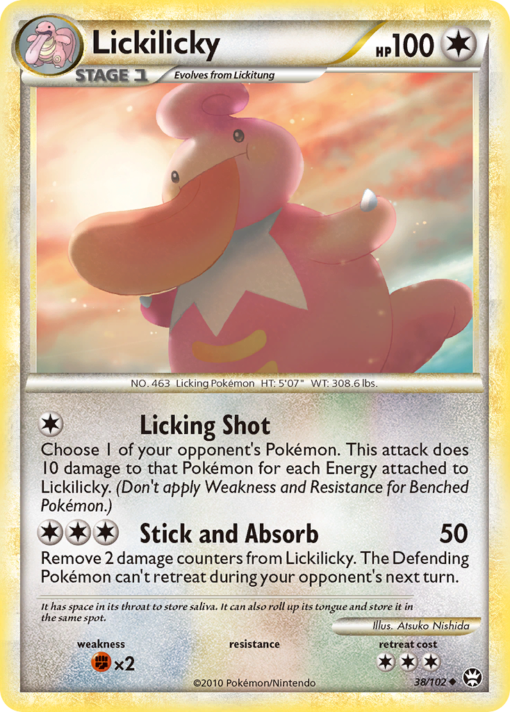 Lickilicky hgss4-38 Uncommon from HS—Triumphant Set