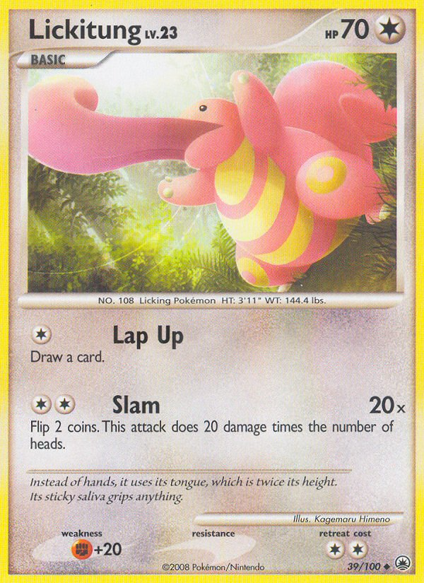 Lickitung dp5-39 Uncommon from Majestic Dawn Set