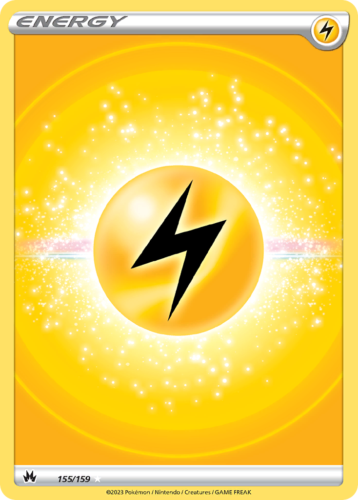 Lightning Energy swsh12pt5-155 Rare Ultra from Crown Zenith Set