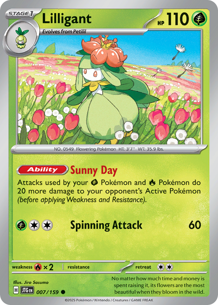 Lilligant sv9-7 Common from Journey Together Set
