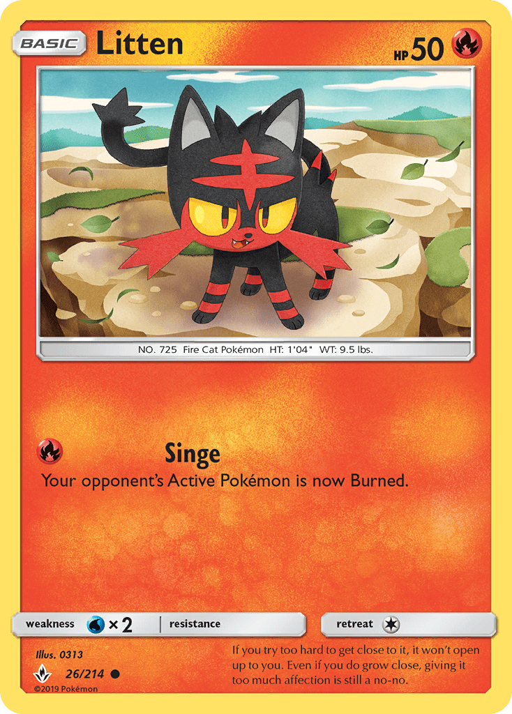 Litten sm10-26 Common from Unbroken Bonds Set