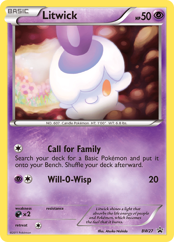 Litwick bwp-BW27 Promo from BW Black Star Promos Set