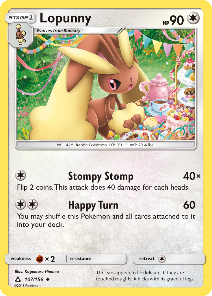 Lopunny sm5-107 Uncommon from Ultra Prism Set