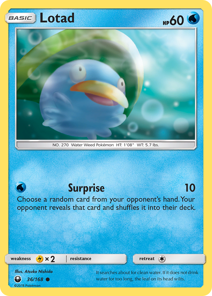 Lotad sm7-36 Common from Celestial Storm Set