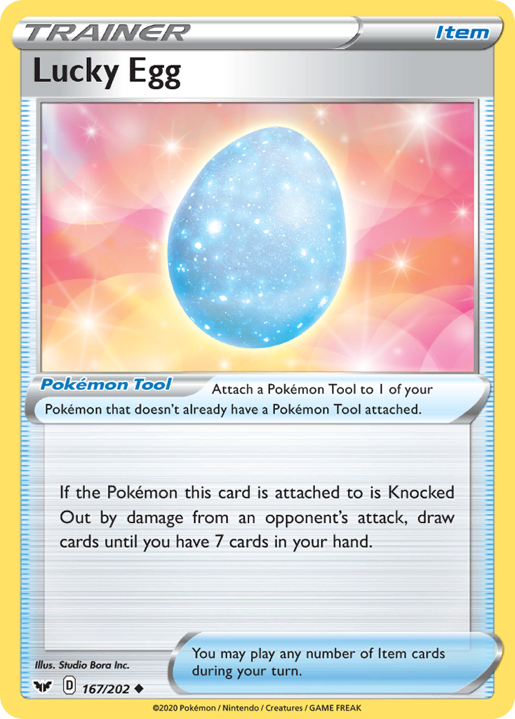 Lucky Egg swsh1-167 Uncommon from Sword & Shield Set