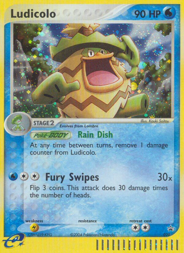 Ludicolo np-20 Promo from Nintendo Black Star Promos Set