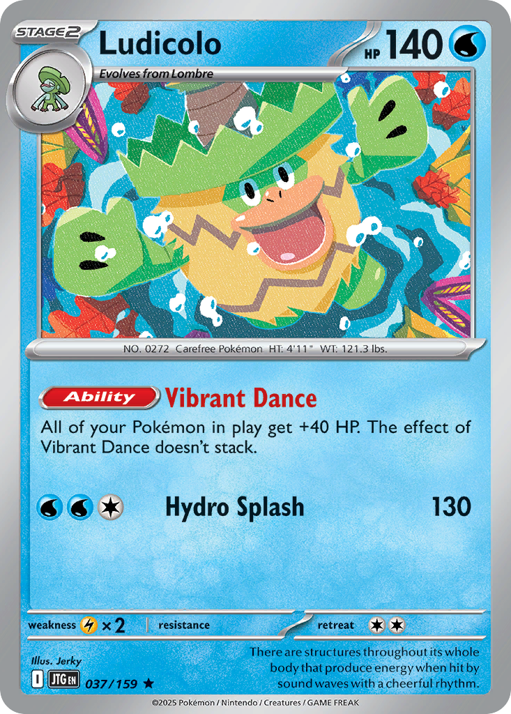 Ludicolo sv9-37 Rare from Journey Together Set
