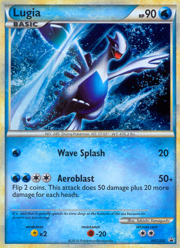 Lugia hsp-HGSS02 Promo from HGSS Black Star Promos Set
