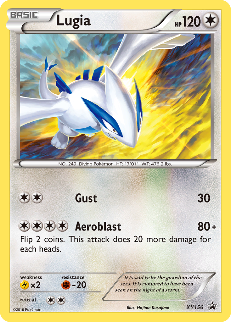 Lugia xyp-XY156 Promo from XY Black Star Promos Set