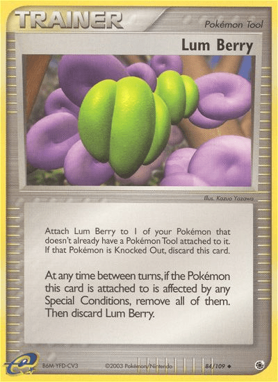 Lum Berry ex1-84 Uncommon from Ruby & Sapphire Set