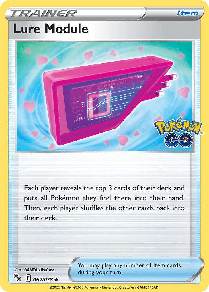 Lure Module pgo-67 Uncommon from Pokémon GO Set