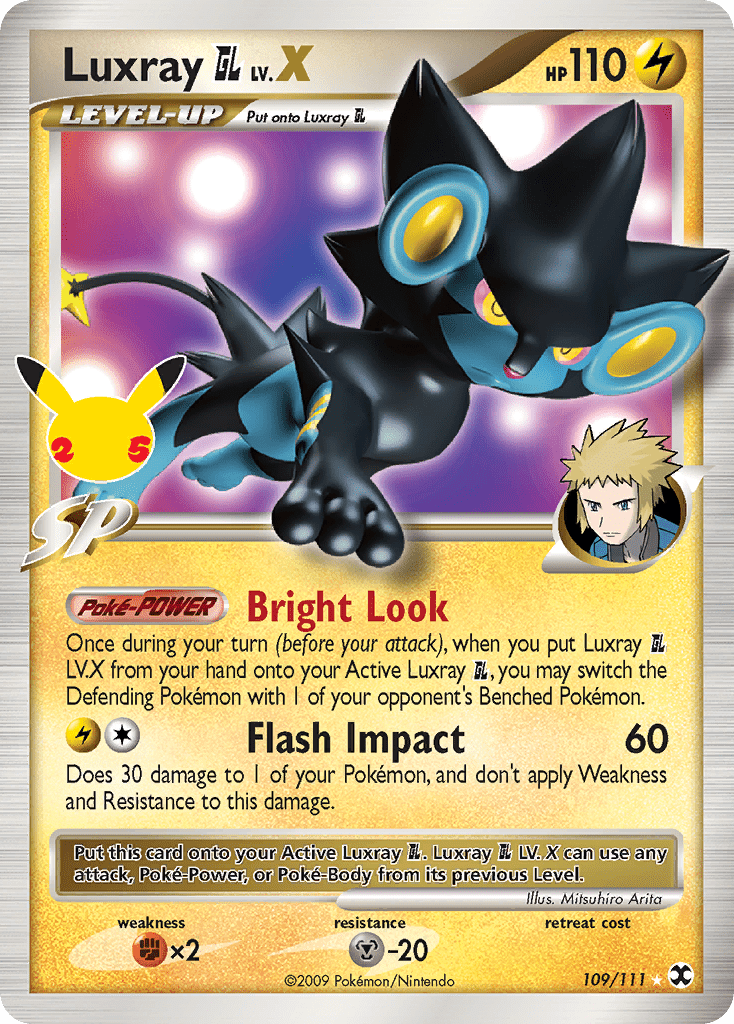 Luxray GL LV.X cel25c-109_A Classic Collection from Celebrations: Classic Collection Set
