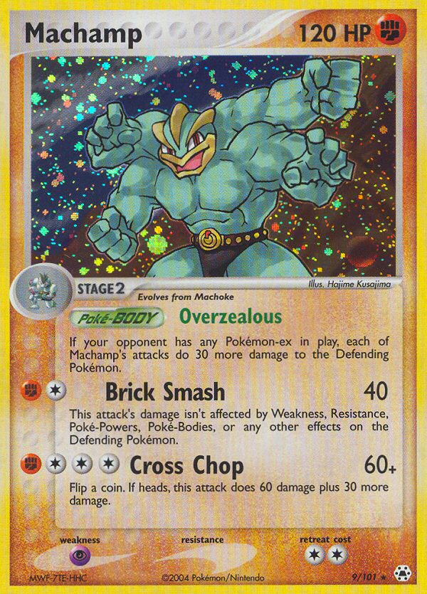 Machamp ex5-9 Rare Holo from Hidden Legends Set