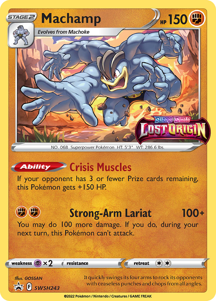 Machamp swshp-SWSH243 Promo from SWSH Black Star Promos Set