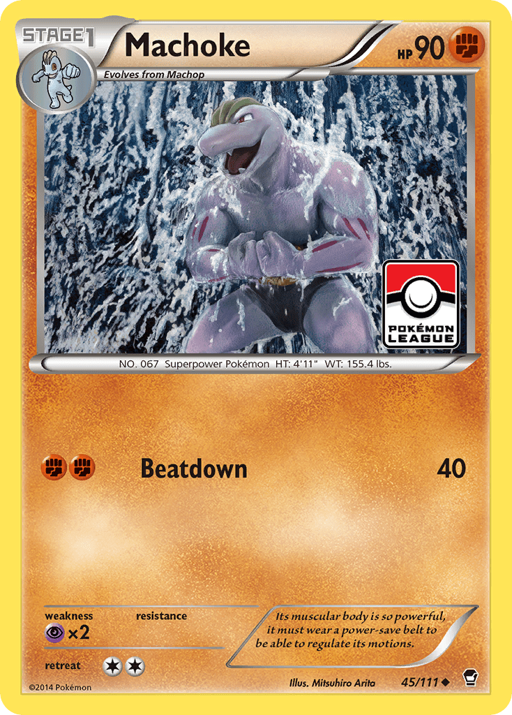 Machoke xy3-45 Uncommon from Furious Fists Set