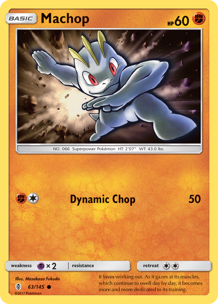 Machop sm2-63 Common from Guardians Rising Set