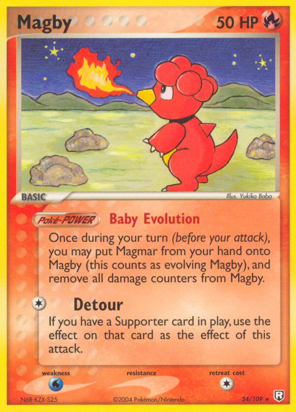 Magby ex7-24 Rare from Team Rocket Returns Set