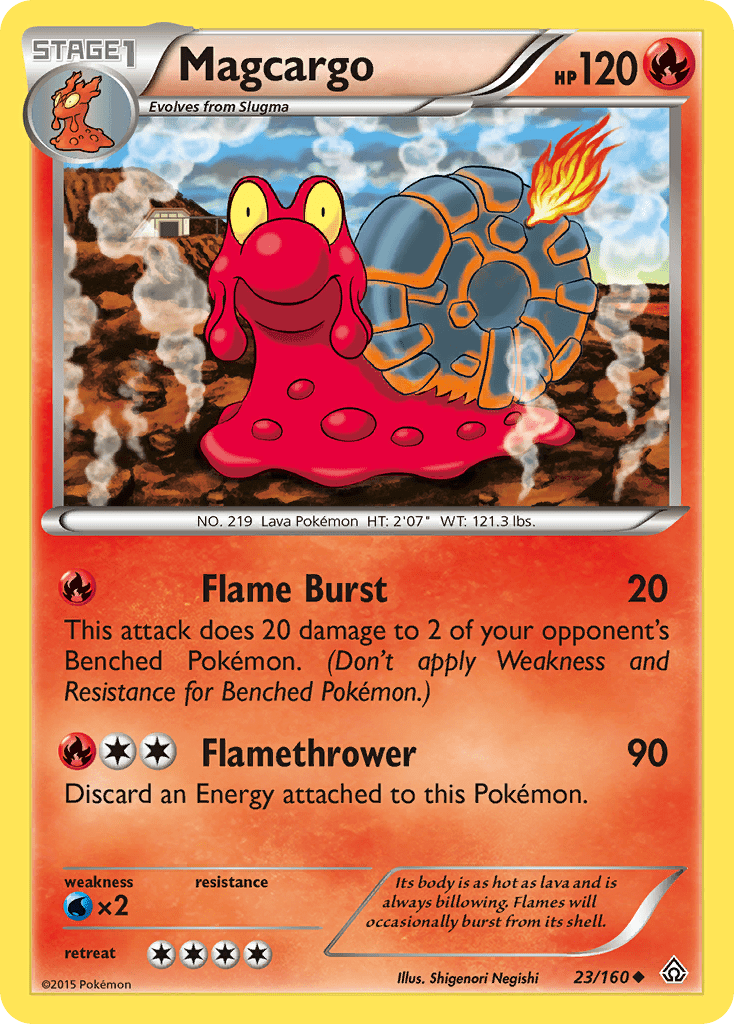 Magcargo xy5-23 Uncommon from Primal Clash Set