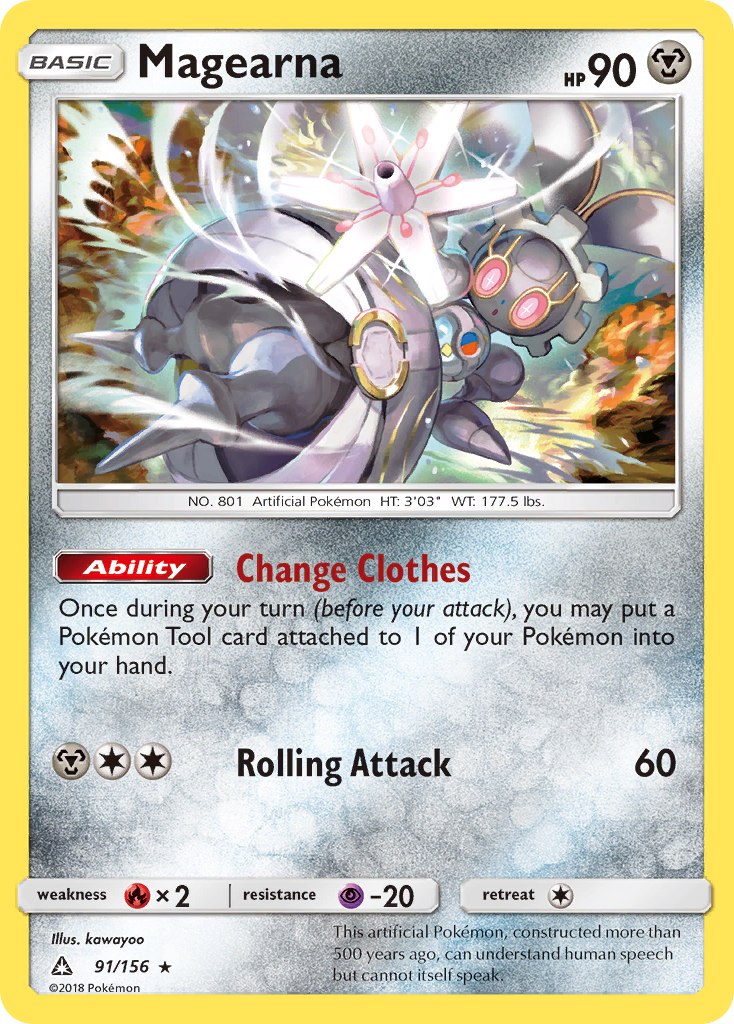 Magearna sm5-91 Rare from Ultra Prism Set