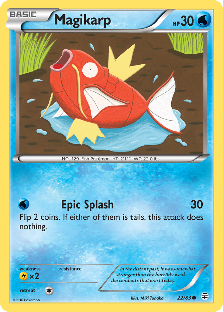 Magikarp g1-22 Common from Generations Set