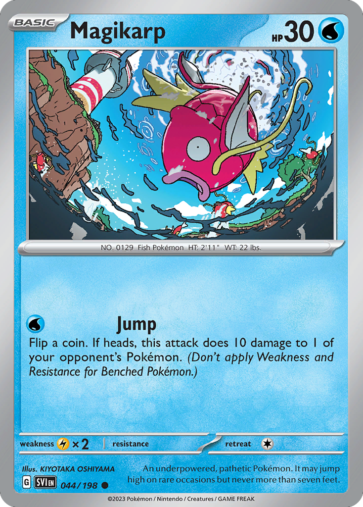 Magikarp sv1-44 Common from Scarlet & Violet Set