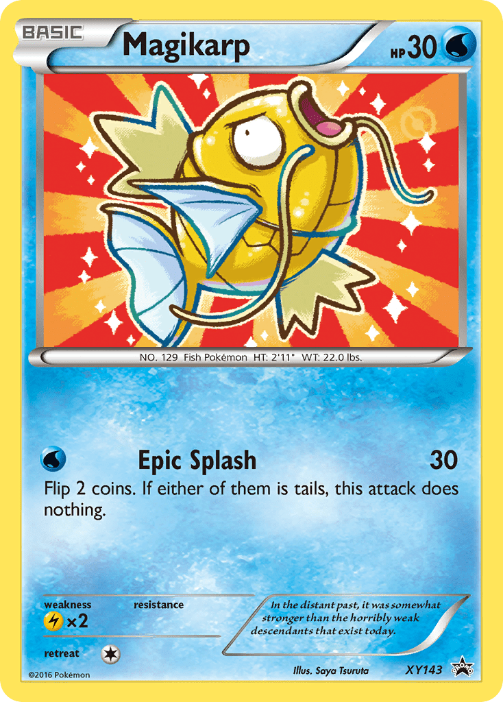 Magikarp xyp-XY143 Promo from XY Black Star Promos Set