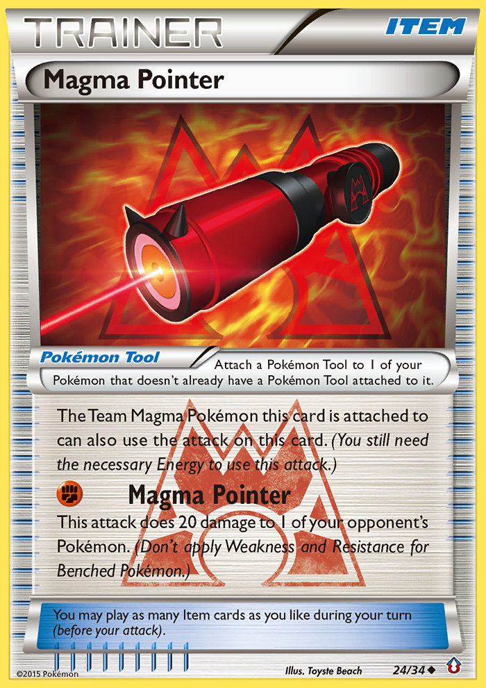Magma Pointer dc1-24 Uncommon from Double Crisis Set