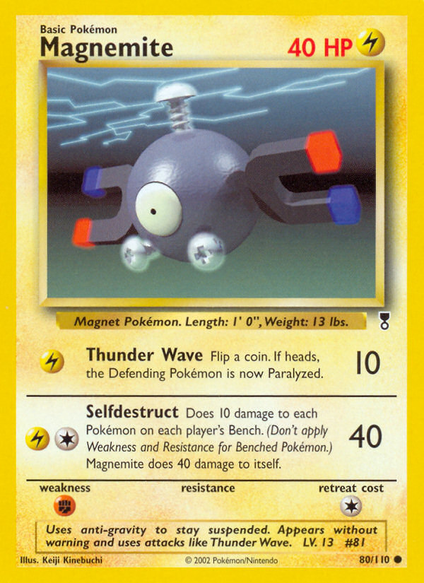 Magnemite base6-80 Common from Legendary Collection Set