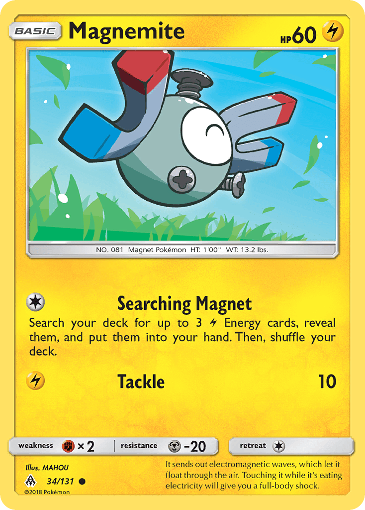 Magnemite sm6-34 Common from Forbidden Light Set