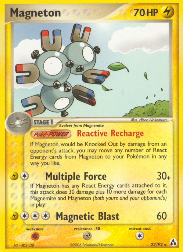 Magneton ex12-22 Rare from Legend Maker Set