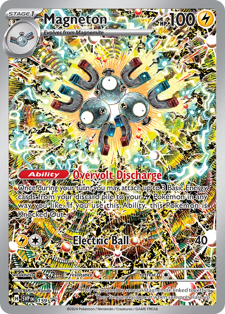 Magneton svp-159 Promo from Scarlet & Violet Black Star Promos Set