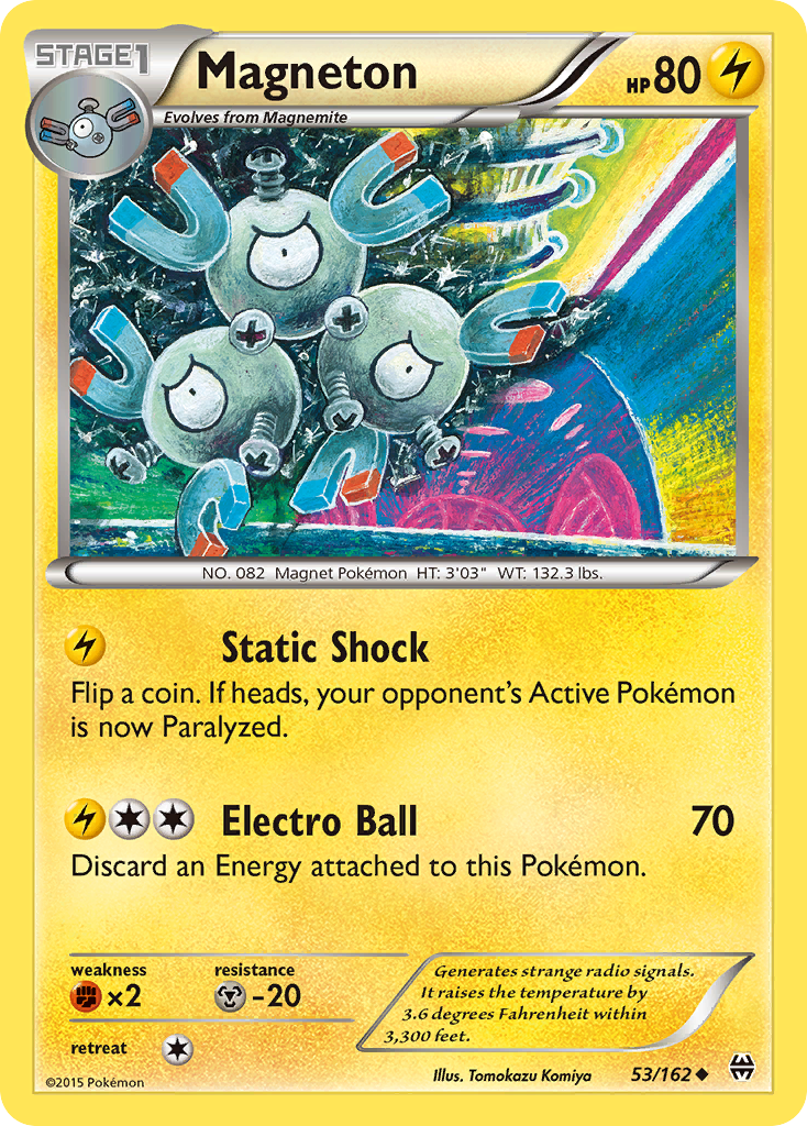 Magneton xy8-53 Uncommon from BREAKthrough Set