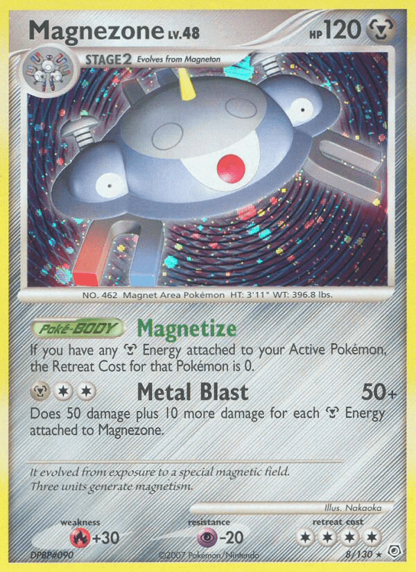 Magnezone dp1-8 Rare Holo from Diamond & Pearl Set