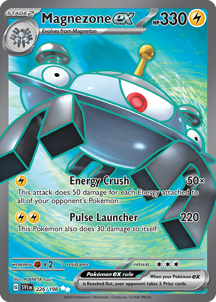 Magnezone ex sv1-226 Ultra Rare from Scarlet & Violet Set
