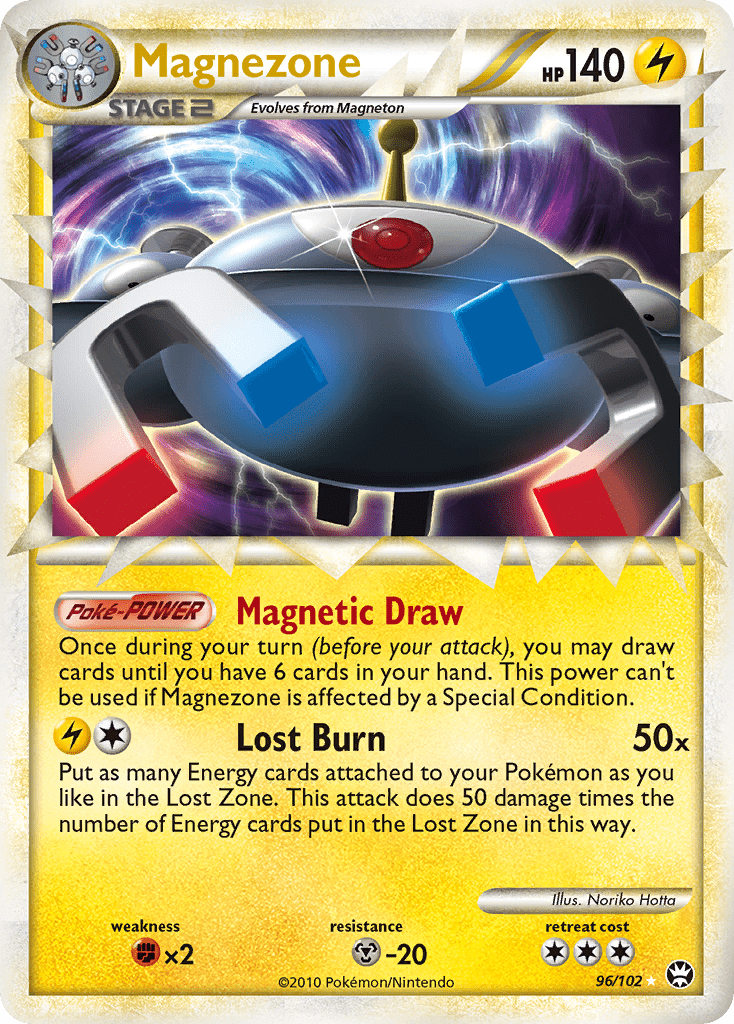 Magnezone hgss4-96 Rare Prime from HS—Triumphant Set