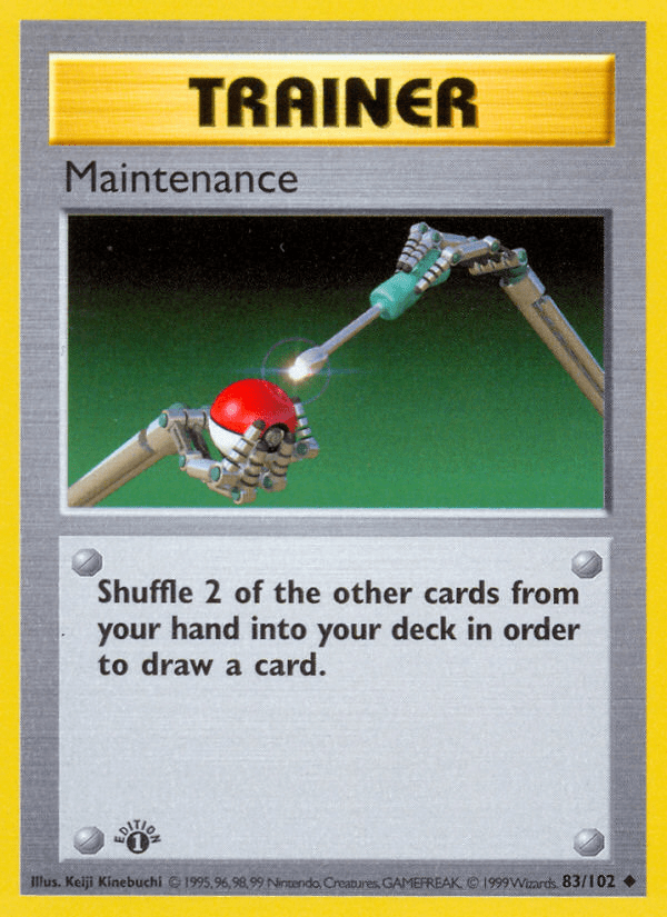 Maintenance base1-83 Uncommon from Base Set
