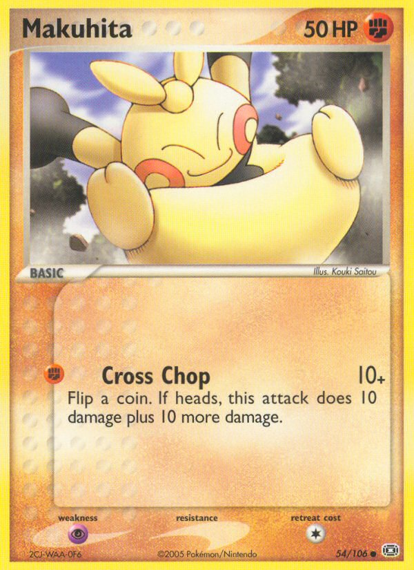 Makuhita ex9-54 Common from Emerald Set