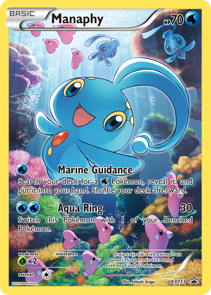 Manaphy xyp-XY113 Promo from XY Black Star Promos Set